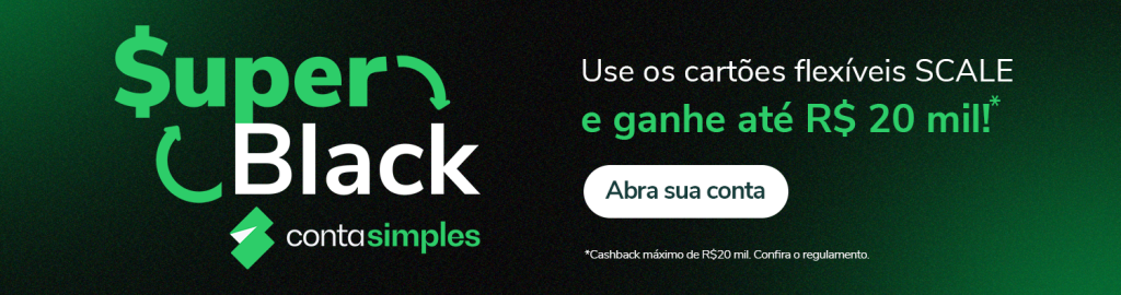 Black Friday Conta Simples Super Black
